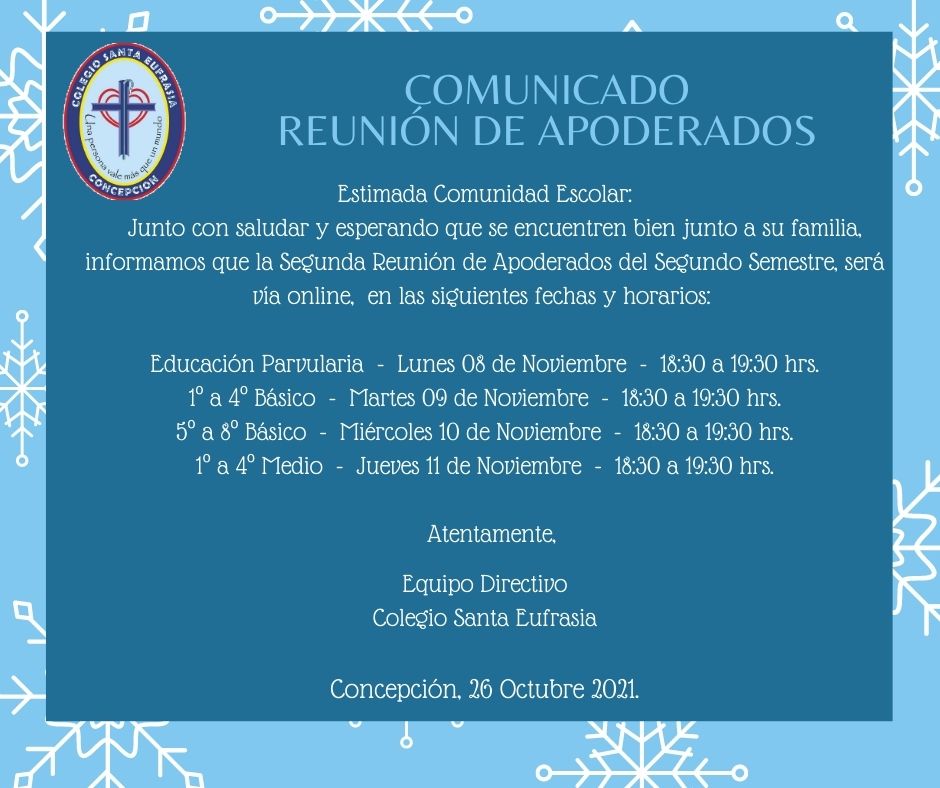 COMUNICADO REUNION APODERADOS