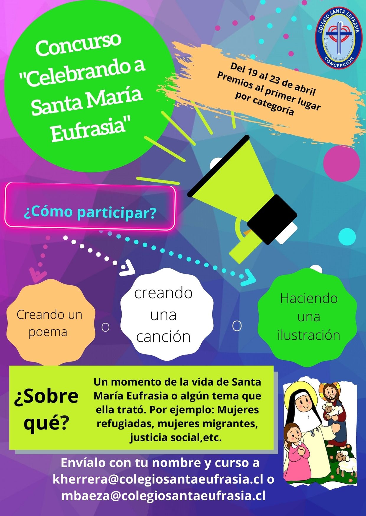Concurso Celebrando a Santa María Eufrasia 1