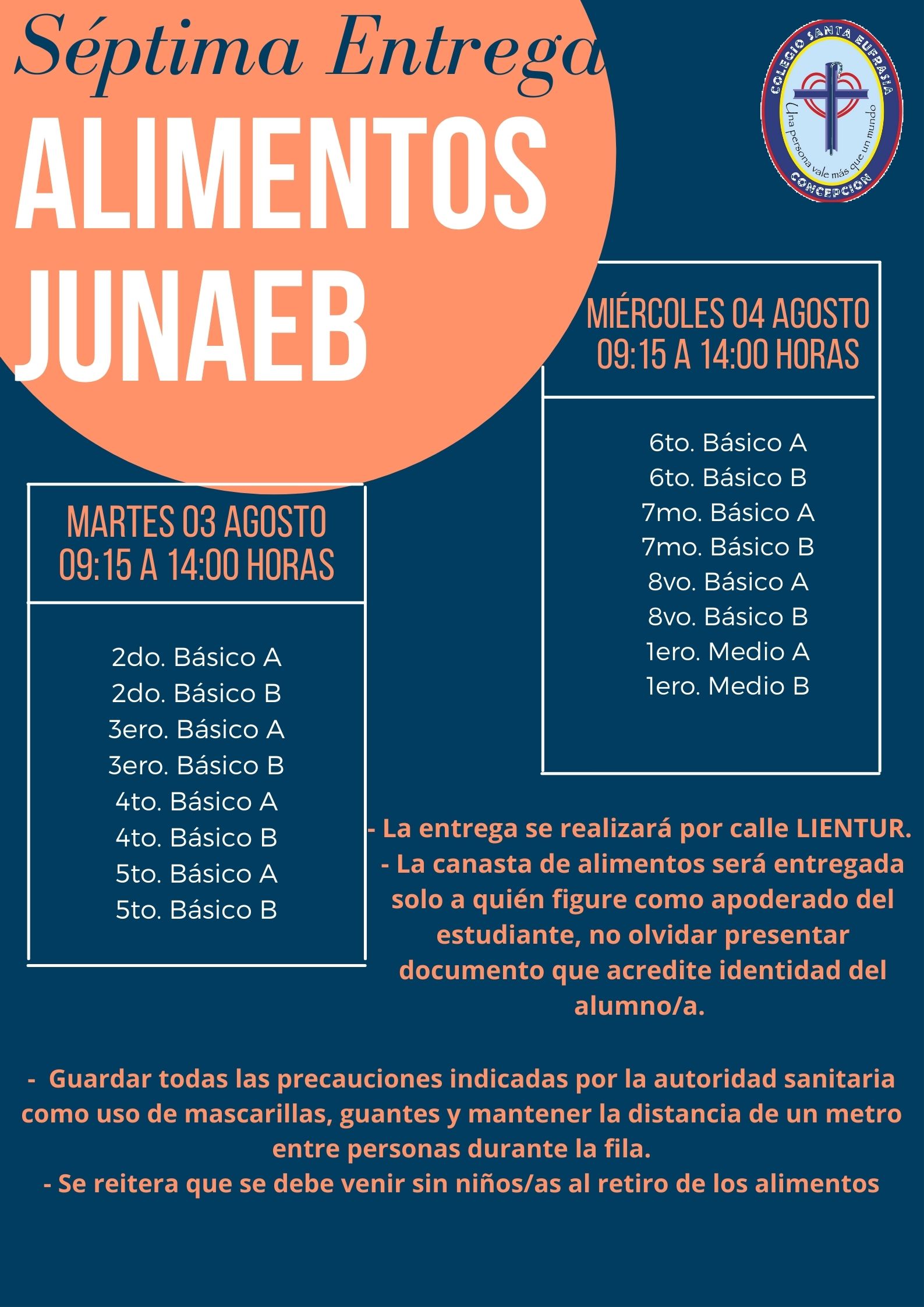 SEPTIMA ENTREGA JUNAEB